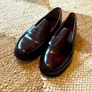 Brooks brothers 5.5 M dress loafers in burgundy leather